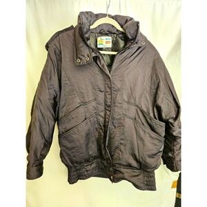 Vintage Duvet Down Wear Utex Puffer Ski Jacket Size 8 Gray Down Filled Retro